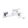 Змішувач для ванни Qtap Presto (з душовим гарнітуром) QTPRE259CRW45579 Chrome/White — Photo 2