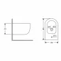 Біде підвісне Qtap Taurus 515×360×295 мм, White QTTAU28W49118 — Photo 8