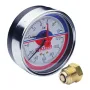 Термо-манометр аксіальний (KOER KM.812A) (0-10 bar), D 80мм, 1/4''-1/2'' (KR0219) — Photo 2