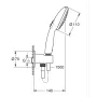 Прихована душова система Grohe Eurosmart New Tempesta 200 (UA25183003) — Photo 26