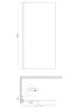 Душова перегородка Koer SR SP02-100x200-TR-01 Walk-In прозоре скло Easy Clean 8мм, хром (KR5395) — Photo 43
