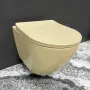 Підвісний унітаз VBI VULCANO BEIGE MATT — Photo 5