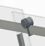 Двері в нішу Koer SR SD01-120x200-TR-12 прозоре скло Easy Clean 8мм, матове золото (KR5377) — Photo 61