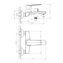 Змішувач для ванни Haiba Troya 009 Euro (HB9661) — Photo 9