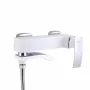 Змішувач для ванни Qtap Swan Cascada з поворотним виливом (з душовим гарнітуром) QTSWA260CRW45569 Chrome/White — Photo 11