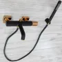 Змішувач для ванни та душу REA SALTO BLACK ROSE GOLD настінний з виливом * — Photo 8
