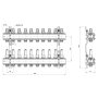 Колектор Icma 1&quot; 10 виходів, з витратомірами №K013 — Photo 4