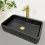 Умивальник (раковина) VBI FLORENTIA BLACK MATT накладний — Photo 4