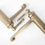 Змішувач для раковини (умивальника) REA MONACO BRUSHED GOLD високий — Photo 6