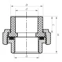 Згін-американка ВР 32x1F PPR Koer K0131.PRO (KP0166) — Photo 3