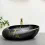 Умивальник (раковина) VBI VALIANO MARBLE BLACK MATT накладний — Photo 6