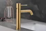 IMEX GENOVA BRUSHED GOLD Змішувач для умивальника, PVD матове золото — Photo 4