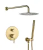 Душова система VBI MILANO BRUSHED GOLD прихованого монтажу — Photo 2