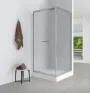 Душова кабіна з низьким піддоном Mixxus Style SCT01-90x90x200-TR Chrome прозоре скло 6мм (MI8433) — Photo 10