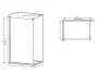 Душова перегородка Mixxus Premium FLAT SP01-80x200-TR Chrome Walk-In прозоре скло 8мм (MI6849) — Photo 5