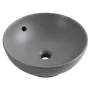 Раковина накладна Mixxus Premium TOPPER-0201 GRAY 410x410x165mm з переливом (MP6649) — Photo 10