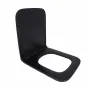 Сидіння для унітаза (Gemini) 435x357x37 мм, Matt Black, з мікроліфтом, Slim Duroplast, Quick Release QT99HY2312MB Qtap — Photo 7