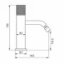 Змішувач для біде VBI MILANO DUO GRAPHITE — Photo 3