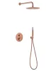 IMEX MONZA BRUSHED ROSE GOLD Набір для душу з термостатом, PVD матове рожеве золото — Photo 6