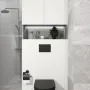 CUBE M панель змиву чорна black matt — Photo 8