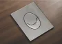 Панель змиву Koer KT-0606-02 157x198x3mm пластикова, закруглена (SS Color) — Photo 6