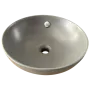 Раковина накладна Mixxus Premium TOPPER-0201 GRAY 410x410x165mm з переливом (MP6649) — Photo 14