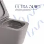 Унітаз підвісний Qtap Tern Ultra Quiet 520×345×325 мм, Stone grey, з сидінням Slim Duroplast / Soft-close / Quick Release QTTER26SG49000 — Photo 13