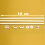Штанга для шторки П-подібна універсальна Mixxus CRA-U-80x80x80 80x80x80cm, 80x160cm, 240cm (алюміній) (БЛІСТЕР) (AC3592) — Photo 25