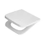 Сидіння-кришка для унітазу Mixxus Premium SEAT COVER QUADRO-2005 430х345х30mm дюропласт (MP6688) — Photo 2