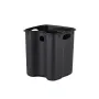 Відро для сміття з плавним закриттям квадратне ZERIX KUBIX-TC0106 BLACK 6 л (колір чорний) (ZX5890) — Photo 10