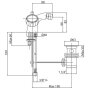 Змішувач для біде Bianchi Costa BIDSUN1026CSTZACRM з донним клапаном — Photo 3