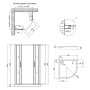 Набір Qtap душова кабіна Taurus CRM1099AC6 Clear 2020x900x900 мм + піддон Robin 309912C 90x90x12 см з сифоном — Photo 11