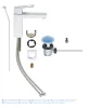 Змішувач для раковини M-розміру Grohe Eurocube (23445000) — Photo 12