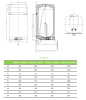 Бойлер електричний навісн., верт. OKHE160 Smart — Photo 4