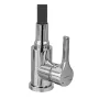 Змішувач для кухні ZERIX REX-011 CHROME REFL.BLACK з нерж. сталі (Колір хром+силіконовий вилив чорний) (ZX6127) — Photo 12
