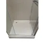 Душова кабіна з низьким піддоном Mixxus Style SCT01-90x90x200-TR Chrome прозоре скло 6мм (MI8433) — Photo 14