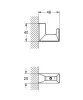 Гачок для халату Grohe Selection Cube (40782000) — Photo 4