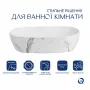 Раковина накладна Qtap Aquarius 470x380x120 мм, Marble, прямокутна, з донним клапаном — Photo 7