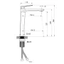 Змішувач для раковини високий Qtap Crow QTCRO269CRM48645 Chrome — Photo 9