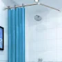 Штанга для шторки кутова ZERIX CRS-A-80x80 80x80cm (нержавіюча сталь) (ZX6100) — Photo 19