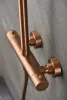 IMEX MONZA PVD BRUSHED ROSE GOLD Душова колона з термостатом TURN CLEAN, рожеве матове золото — Photo 7
