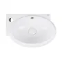 Раковина Qtap Leo 430x290x140 White з донним клапаном QT11115011LW — Photo 8