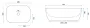 Умивальник REA MARBEL WHITE BLACK EDGE накладний * — Photo 11