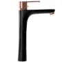 Змішувач для раковини (умивальника) REA MILD BLACK ROSE GOLD високий * — Photo 6