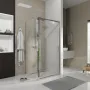 Душові двері відкривні, одноелементні Line Pro 1000 мм, chrome, скло 6мм clear — Photo 8