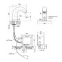 Змішувач для раковини безконтактний Lidz (CRM) 90 00 079 00 — Photo 7