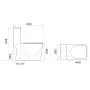 Унітаз-компакт Mixxus WAVE-0404-R 630х350х805mm, система змиву RIMLESS (MI6692) — Photo 14