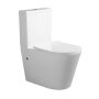 Унітаз підлоговий Qtap Vlasta Ultra Quiet безобідковий з сидінням Soft-close WHITE QT28228300W — Photo 2