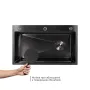 Мийка для кухні інтегрована Lidz Handmade H7545B Brushed Black PVD 3,0/1,0 мм LDH7545BRUBLM49458 — Photo 13