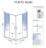 Душова кабіна REA PUNTO 80х80 BLACK — Photo 13